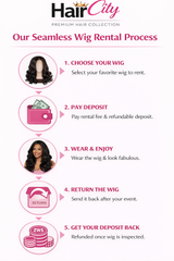 Rent - Peruvian Pixie / Short Full Lace Closure Natural Black Premium 14A Virgin Human Hair Wig