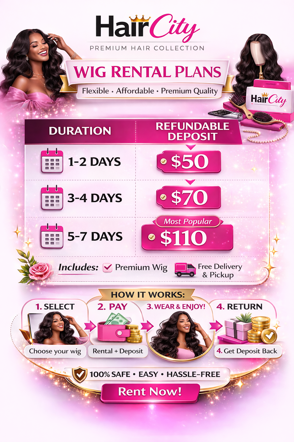 Rent - Peruvian Pixie / Short Full Lace Closure Natural Black Premium 14A Virgin Human Hair Wig