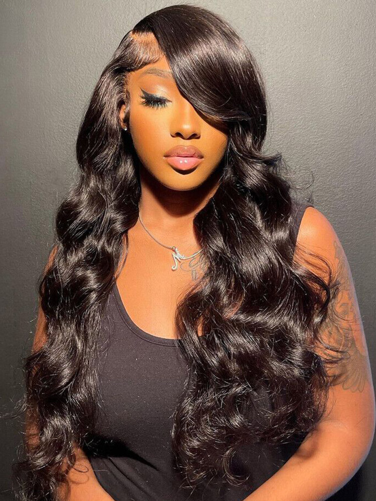 Rent - Brazilian Body Wave 5x5 Closure Natural Black Premium 14A Virgin Human Hair Wig