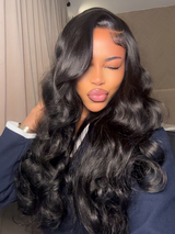 Brazilian Body Wave 5x5 Closure Natural Black Premium 14A Virgin Human Hair Wig