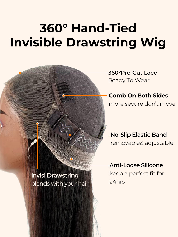 Brazilian Curly 360 Lace Frontal Natural Black Classic 12A Virgin Human Hair Wig