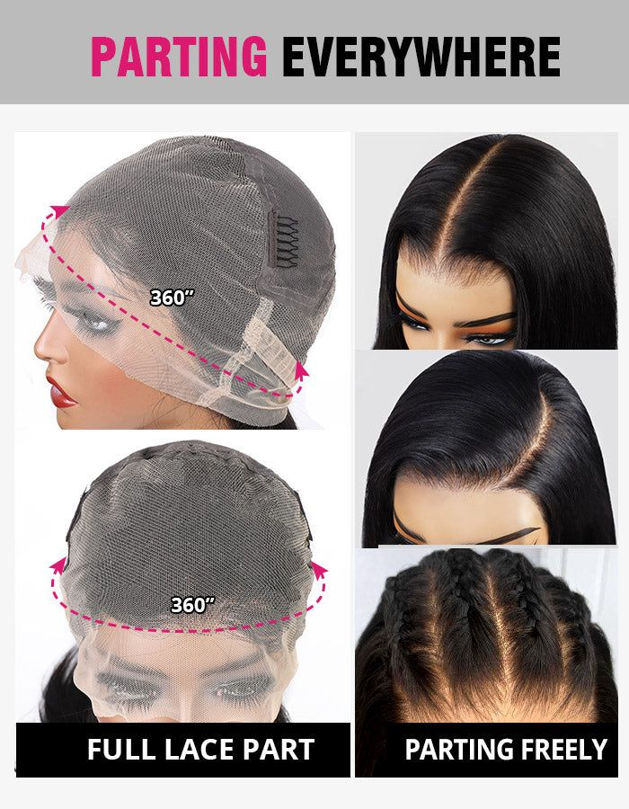 Rent - Brazilian Kinky Curly Full Lace Closure Natural Black Classic 12A Virgin Human Hair Wig