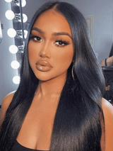 Rent - Brazilian Straight U Part Natural Black Classic 12A Virgin Human Hair Wig