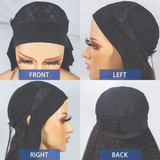 Rent - Brazilian Kinky Curly Headband Natural Black Classic 12A Virgin Human Hair Wig