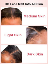 Rent - Brazilian Water Wave HD Lace Front Natural Black Classic 12A Virgin Human Hair Wig