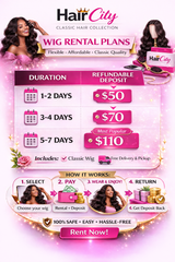 Rent - Brazilian Loose Wave Glueless Natural Black Classic 12A Virgin Human Hair Wig